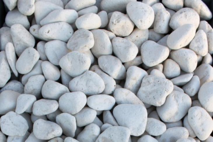 Белая галька галтовка (20-40 мм.)  купить в Улан-Уде от производителя, без посредников