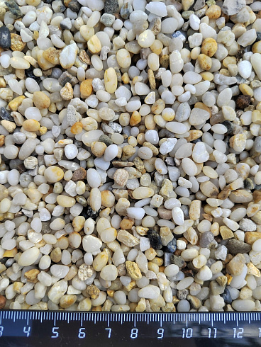 фото Галька крымская жемчужная фр. 3-5 мм. купить в Улан-Уде  в интернет-портале КАМЕНЬ КЛУБ