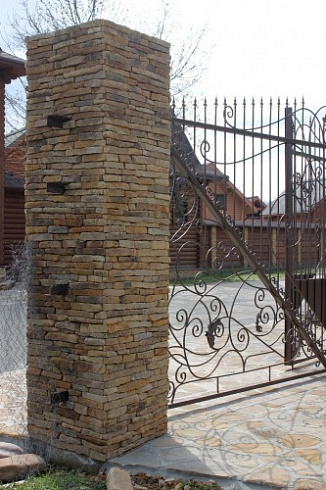 Kamenclub.ru: Песчаник (хворост) art PSG-5-06  купить в Улан-Уде    1 900 руб/кв.м   фото КАМЕНЬ КЛУБ