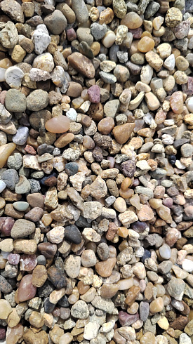 Kamenclub.ru: Галька окат (серо-желтая) фр.5-10 мм. купить  в Улан-Уде галька речная рыжий, желтый, рыжий, серо-желтый речная окатанная галька декоративная 5000 руб/т   фото КАМЕНЬ КЛУБ