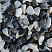 Kamenclub.ru: Мраморная крошка (щебень галтованный микс:: белый-черный) фр.20-40 мм  купить в Улан-Уде мрамор белый, черный мраморный галтованный щебень 15500 руб/т   фото КАМЕНЬ КЛУБ