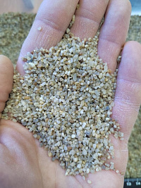 Кварцевый песок сухой фракцинированный фр. 1,6-4 мм.  купить в Улан-Уде фото Камень Клуб