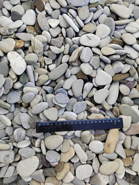 Галька черноморская фр. 20-40 мм.  купить в Улан-Уде фото Камень Клуб