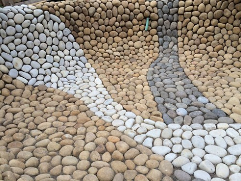 Kamenclub.ru: Песчаник ядра, фр. 100-300 мм  купить в Улан-Уде песчаник бежевый серый рыжий речная галька 5 000 руб/т   фото КАМЕНЬ КЛУБ