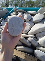 Галька черноморская фр. 100-150 мм.  купить в Улан-Уде фото Камень Клуб