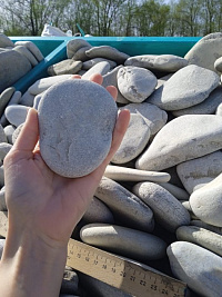 Галька черноморская фр. 100-150 мм.  купить в Улан-Уде фото Камень Клуб