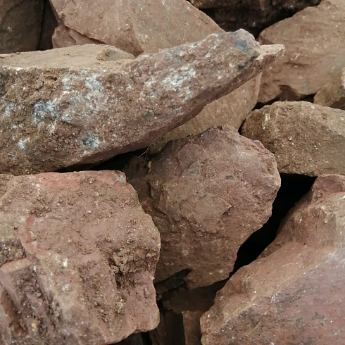 фото Яшма красная  (фр. 70-100 мм)  купить в Улан-Уде в интернет-портале КАМЕНЬ КЛУБ