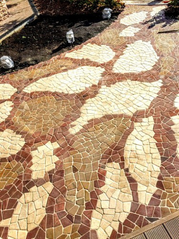 Kamenclub.ru: Песчаник брусчатка (Готика) art PSG-L-01  купить в Улан-Уде    2300 руб/кв.м   фото КАМЕНЬ КЛУБ