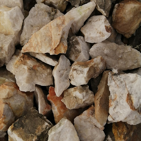 фото Кварц ( фр. 70-100 мм)  купить в Улан-Уде в интернет-портале КАМЕНЬ КЛУБ