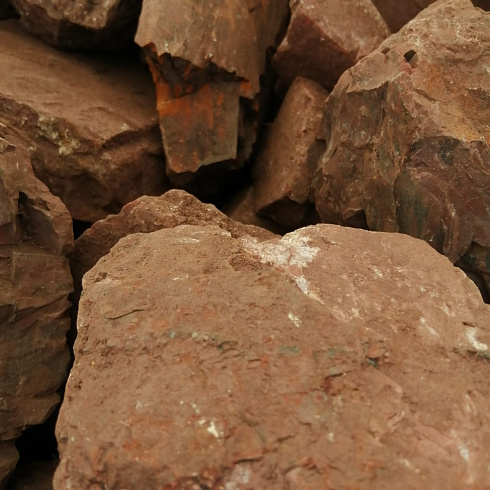 фото Яшма красная  (фр. 70-100 мм)  купить в Улан-Уде в интернет-портале КАМЕНЬ КЛУБ