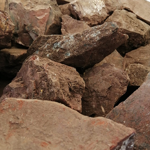 фото Яшма красная  (фр. 70-100 мм)  купить в Улан-Уде в интернет-портале КАМЕНЬ КЛУБ