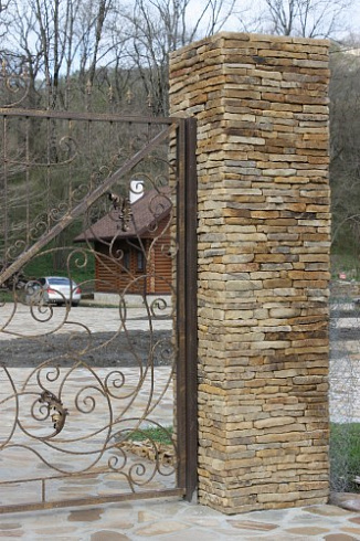 Kamenclub.ru: Песчаник (хворост) art PSG-5-06  купить в Улан-Уде    1 900 руб/кв.м   фото КАМЕНЬ КЛУБ