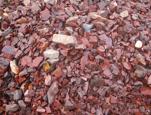 Kamenclub.ru: Щебень крошка красный (ЯШМА) фр. 5-10 мм.  купить в Улан-Уде крошка каменная яшмы красный, бордовый, темно-красный декоративная крошка ландшафтная каменная яшмоидная 8500 руб/т   фото КАМЕНЬ КЛУБ
