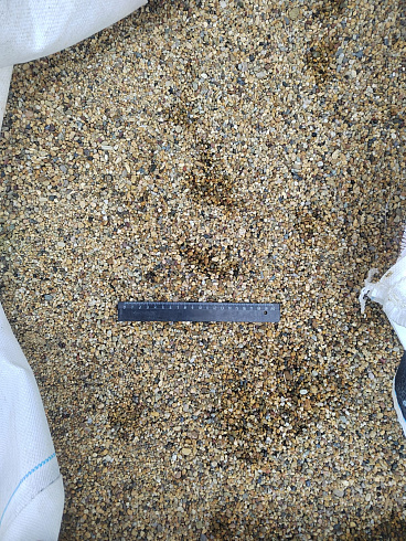 Галька речная окат (рыжая) фр.3-5 мм купить в Улан-Уде 