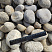 Kamenclub.ru: Галька речная окат (серо-белая) фр. 70-120 мм купить  в Улан-Уде галька галечник бело-серая, серо-белая, серая, белая речная природная галька  8000 руб/т   фото КАМЕНЬ КЛУБ
