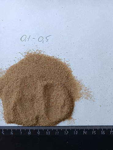 Кварцевый песок для площадок фр. 0,1-0,5 мм.  купить в Улан-Уде фото Камень Клуб