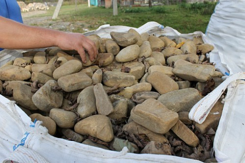 Kamenclub.ru: Песчаник брусчатка  купить в Улан-Уде    5 500 руб/т   фото КАМЕНЬ КЛУБ