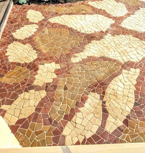 Kamenclub.ru: Песчаник брусчатка (Готика) art PSK-L-01  купить в Улан-Уде    2600 руб/кв.м    фото КАМЕНЬ КЛУБ