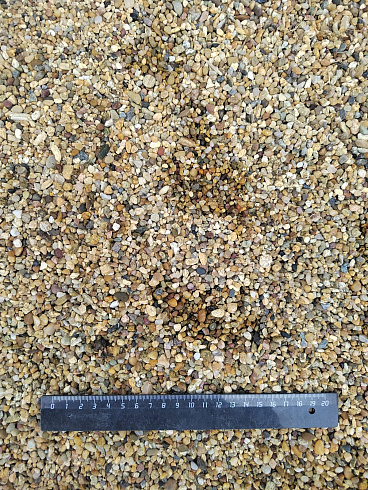 Галька речная окат (рыжая) фр.3-5 мм купить в Улан-Уде 