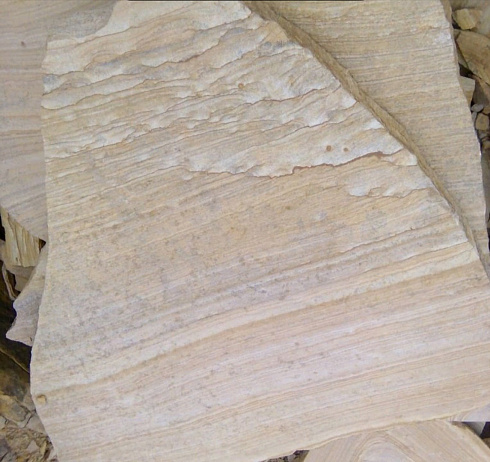 Kamenclub.ru: Песчаник пластушка желтый с рисунком (4-6 см)  купить в Улан-Уде плитняк пластушка желтый с рисунком песчаник 9 000 руб/м3   фото КАМЕНЬ КЛУБ