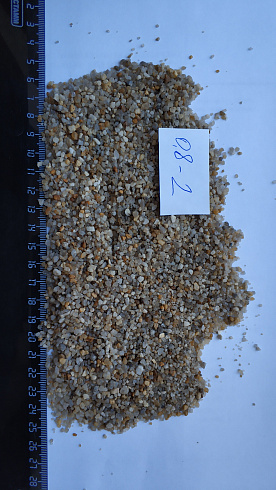 Кварцевый песок для площадок фр. 0,8 - 2 мм.  купить в Улан-Уде фото Камень Клуб