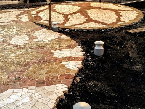 Kamenclub.ru: Песчаник брусчатка (Готика) art PSK-L-01  купить в Улан-Уде    2600 руб/кв.м    фото КАМЕНЬ КЛУБ