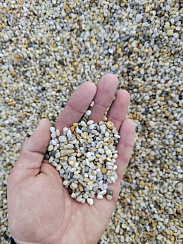 Галька крымская жемчужная фр. 3-5 мм.  купить в Улан-Уде фото Камень Клуб