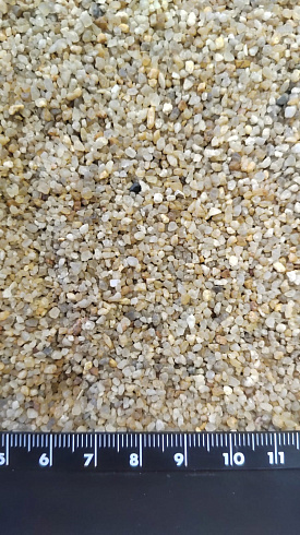 Кварцевый песок для площадок фр. 0,8 - 2 мм.  купить в Улан-Уде фото Камень Клуб